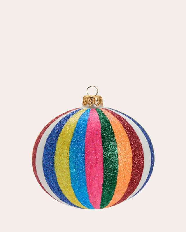 Playful Striped Ornament